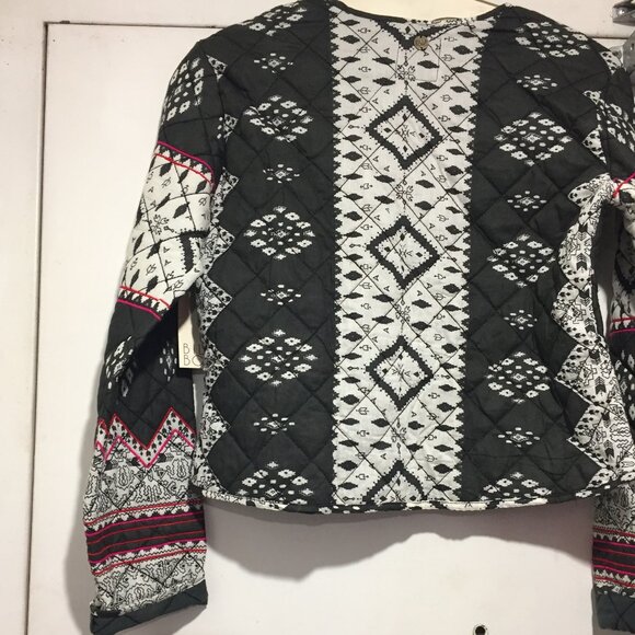 BILLABONG OPEN FRONT CROPPED QUILTED JACKETS SIZE M - Picture 6 of 9